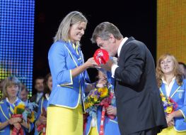 Viktor Yushchenko and Nataliya Dobrynskaya