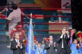 Viktor Yushchenko, Yuriy Palenko and Vitaliy Kozlovskiy