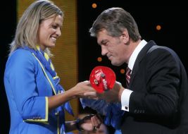 Viktor Yushchenko and Nataliya Dobrynskaya