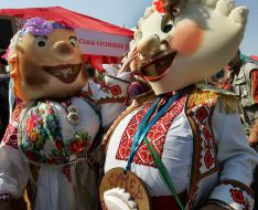 Участники празднования 85-й годовщины основания Бородянского р-на