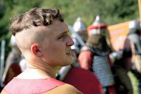 Member military historical brigade ”Chyornaya Galich”