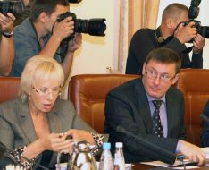 Lyudmila Denisova and Yuriy Lutsenko