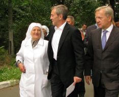 Leonid Chernovetsky, Lyubov Shinkarenko and Vitaly Zhuravsky