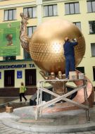 ”Alfred Nobel’s planet” monument