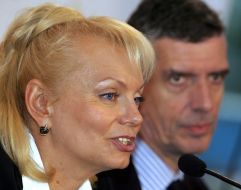 Nelya Kukovalskaya and Henry Loyrette