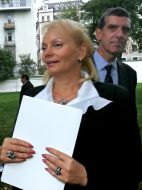 Nelya Kukovalskaya and Henry Loyrette