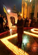 Journalist Georgy Gongadze memory action participant