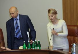  Aleksandr Turchinov and Yuliya Timoshenko