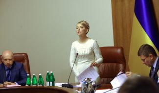  Aleksandr Turchinov, Ivan Vasyunik and Yuliya Timoshenko