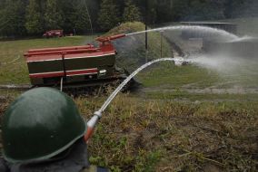 Військовий пожежник