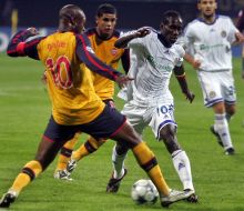Ismael Bangoura and William Gallas