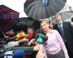 Юлия Тимошенко дает интервью