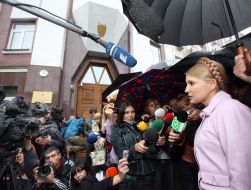 Юлия Тимошенко дает интервью