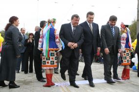 Viktor Yanukovich, Aleksanfr Antipov and Sergey Kravchenko