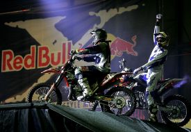Freestyle motocross championship participants
