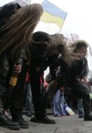 Participants of domestic carnival