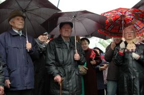 Mass meeting of supporters of KPU, devoted to international Day of the World