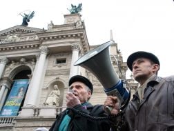 Mass meeting devoted to the World Day