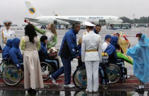 Meeting of Ukrainian Paralympic Team in Borispol