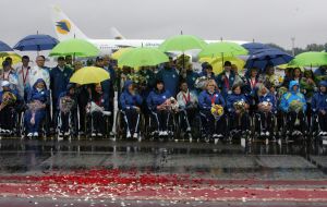 Members of Ukrainian Paralympic Team
