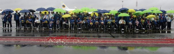 Members of Ukrainian Paralympic Team
