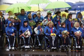 Members of Ukrainian Paralympic Team
