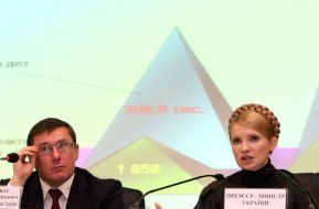 Юлия Тимошенко и Юрий Луценко