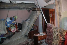 Взрыв в жилом доме в Дрогобыче