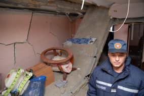 Взрыв в жилом доме в Дрогобыче