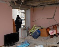 Взрыв в жилом доме в Дрогобыче