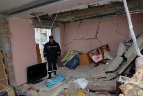 Взрыв в жилом доме в Дрогобыче