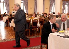 Leonid Chernovetsky, Ilya Levitas and Gennady Udovenko