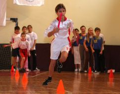 Conducting of relay race