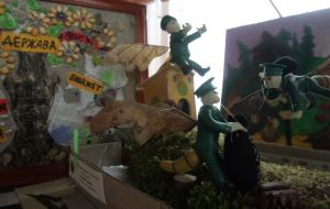 Picture presented on exhibition