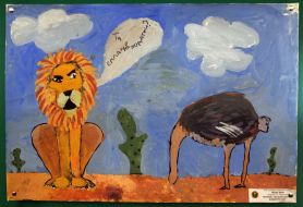 Picture presented on exhibition