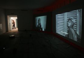 Exhibit of exhibition ”Rhine on Dnepr: Collection of Julia Stoschek / Andreas Gursky”