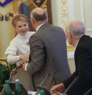 Yuliya Timoshenko, Vladimir Stelmakh and Boris Paton
