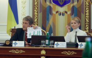 Віктор Ющенко та Юлія Тимошенко