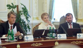 Віктор Ющенко, Віктор Балога та Юлія Тимошенко