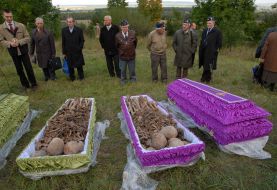 Remains of soldiers in Zolochiv