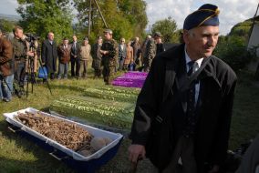 Reburial remains of soldiers at Zolochеv