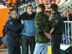 The fans of FС ”Shakhter”