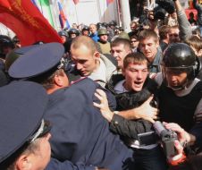 Митинг в Симферополе