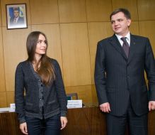 Vitalina Yushchenko and Yuriy Pavlenko