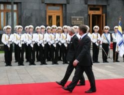 Carl XVI Gustaf and Viktor Yushchenko