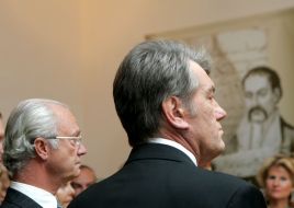 Viktor Yushchenko and Carl XVI Gustaf
