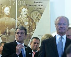 Viktor Yushchenko and Carl XVI Gustaf