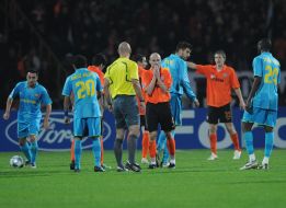 Soccer. FC «Shakhter» (Donetsk, Ukraine) vs. FC «Barcelona» (Barcelona, Spain)