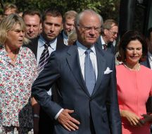 Борис Силенков, Король Карл XVI Густав и Королева Сильвия