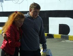 Денис Ахрамєєв з мамою Світланою